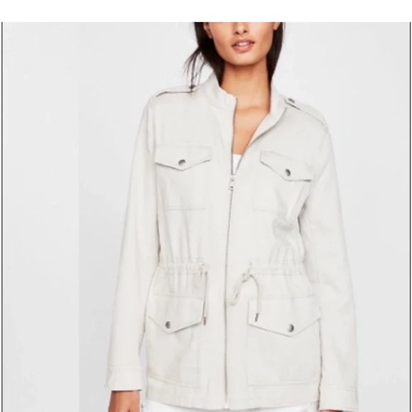 EXPRESS MILITARY Twill 4-Pocket Jacket - Picture 2 of 11